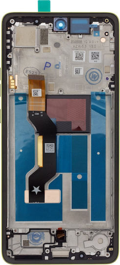 Motorola Екран със Сензорен Механизъм и Рамка за Motorola G86 (Зелен)