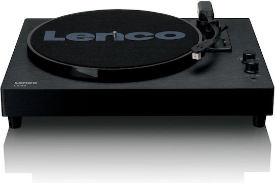 Lenco LS-60 LS-60BK Plattenspieler mit Vorverstärker Schwarz