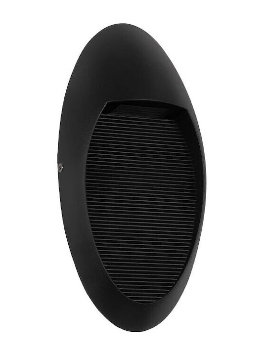 kelvo Stepart Επιτοίχιο Εξωτερικό Φωτιστικό LED IP65 3W με Θερμό Λευκό Φως 13x5.5x26εκ.