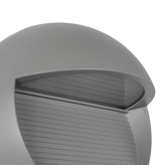 kelvo Stepart Wall-Mounted Outdoor Spotlight LED IP65 3W with Warm White Light 16x8x16cm