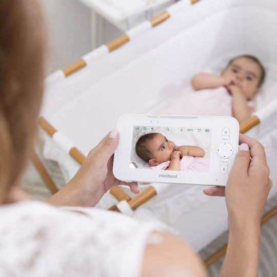 Miniland Digimonitor 5 Baby Monitor with Camera & Screen 5" , Two-way Communication & Lullabies