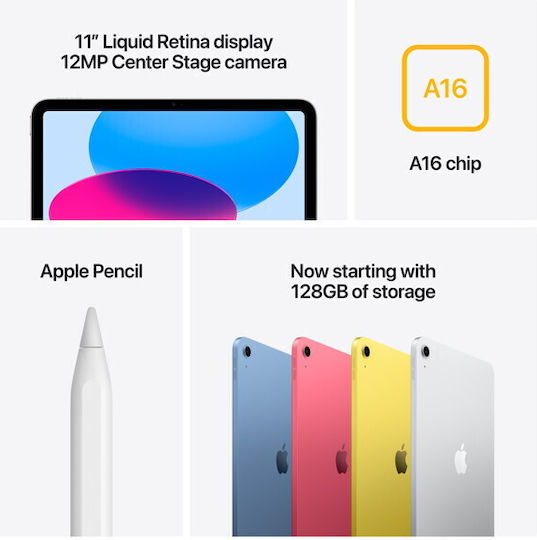 Apple iPad 2025 11" (6GB/256GB) Argintiu