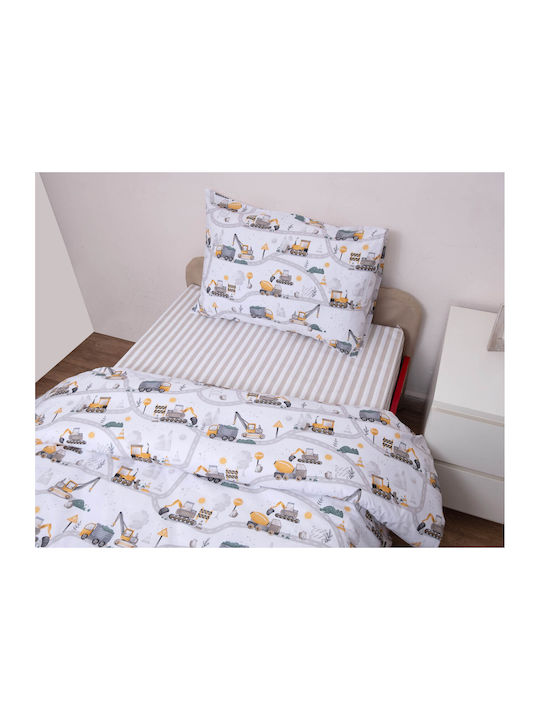 Viopros Viopros Baby Quilt Cotton Multicolour 120x160cm