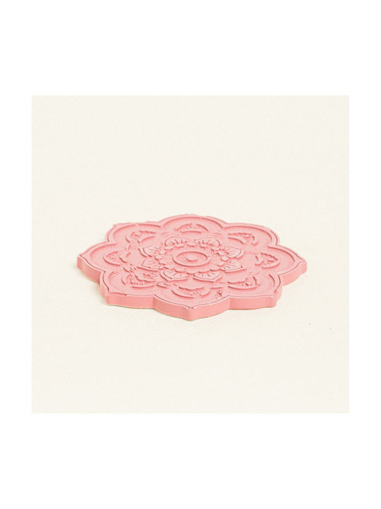 Beauty Home Σουβέρ Κεραμικό Ροζ 10.5x11cm Beauty Home Σουβέρ Κεραμικό Ροζ 10.5x11cm