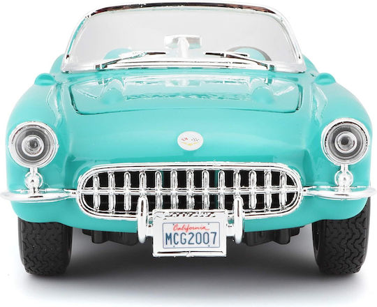 Maisto Chevrolet Corvette '57 Φιγούρα Μοντελισμού Αυτοκίνητο Μπλε σε Κλίμακα 1:24