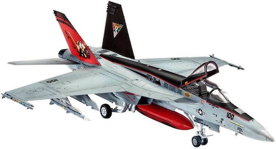 Revell Planes Series F/A-18E Super Hornet Modeling Figure Airplane 63 Pieces in Scale 1:144