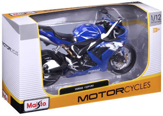 Maisto YZF-R1 2021 Фигура за Моделизъм Машина Blue в Мащаб 1:12