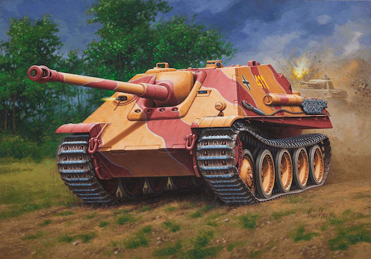 Revell Sd.Kfz.173 Jagdpanther Modeling Figure Tank 51 Pieces in Scale 1:76