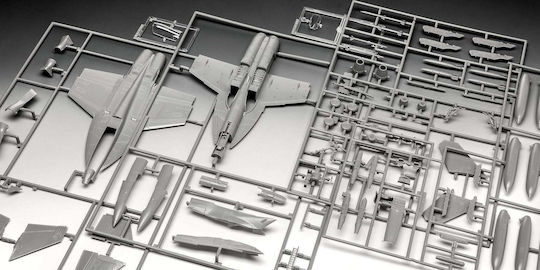 Revell Φιγούρα Μοντελισμού Αεροπλάνο F/A-18F Super Hornet 97 Κομματιών σε Κλίμακα 1:72 με Κόλλα και Χρώματα 25.3x18.7εκ.