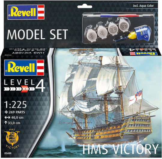 Revell Φιγούρα Μοντελισμού Πλοίο HMS Victory 269 Κομματιών σε Κλίμακα 1:225 40x33εκ.