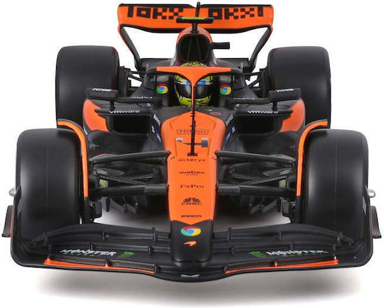 Bburago F1 Kit Mclaren Mcl38 Helmet #4 Norris 1:24 Scale Model Car