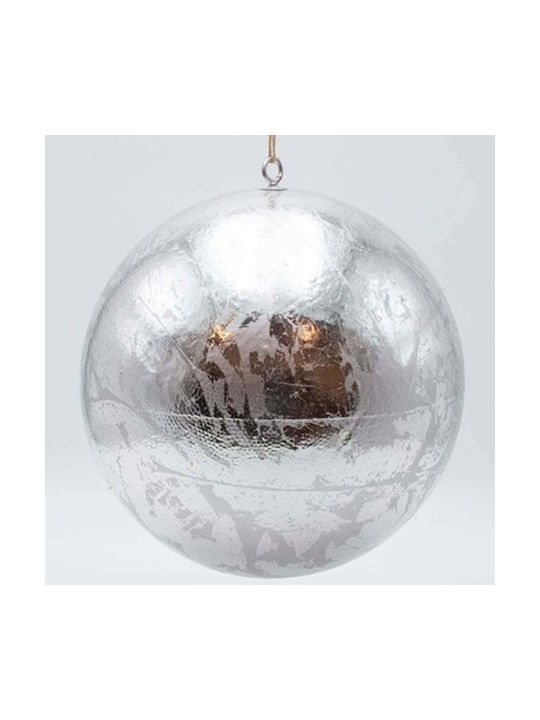 Große Metallische Silberne Weihnachtsbaumschmuck Ball 25cm Große Metallische Silberne Weihnachtsbaumschmuck Ball 25cm