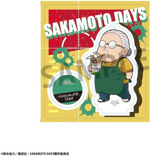 Megahouse Sakamoto Days Tokotoko Acrylic Figure Display Figure 9cm