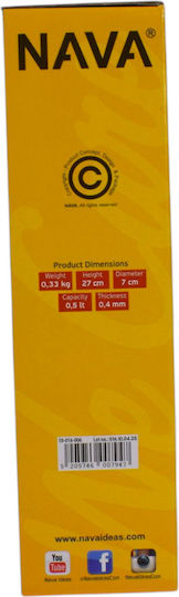 Nava Sticlă Termos Oțel inoxidabil 500ml Yellow
