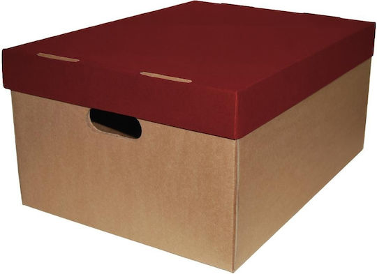 Kasten Classic Burgundisch mit Deckeln A3 Höhe 21x32x44cm