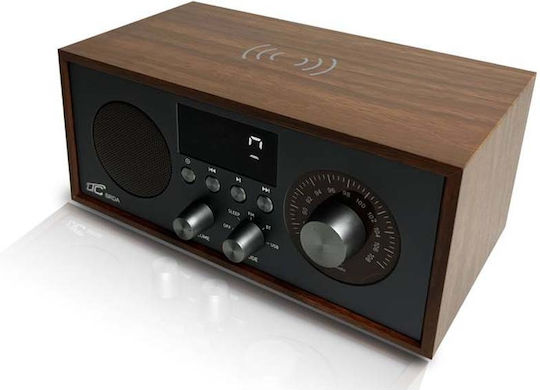 LTC Audio LXLTC511BC Retro Επιτραπέζιο Ραδιόφωνο Μπαταρίας με USB Καφέ