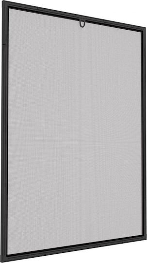 Easy-Life Window Mosquito Net Fixed Aluminum Gray with Frame 120x100cm