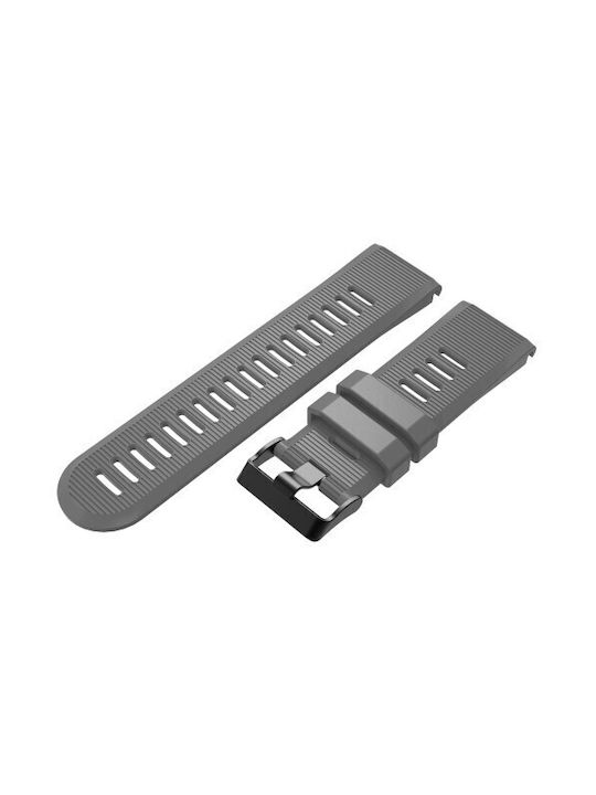 QuickFit Stripes Каишка Силикон Сив (Fenix 3 / 5X / 5X Plus / 6X / 6X Pro / 7X / 7X Pro / 8 (51mm))