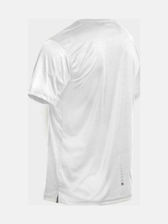 Μπλουζα T-shirt Stenso Dri-fit Λευκο