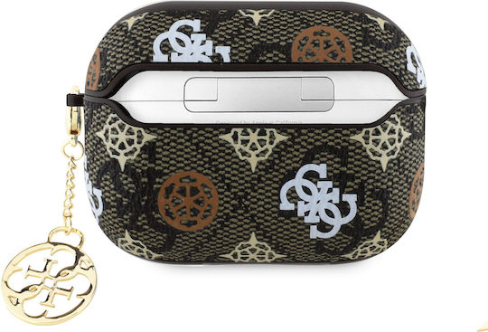 Guess Peony Charm Case in Brown color for Apple AirPods 3