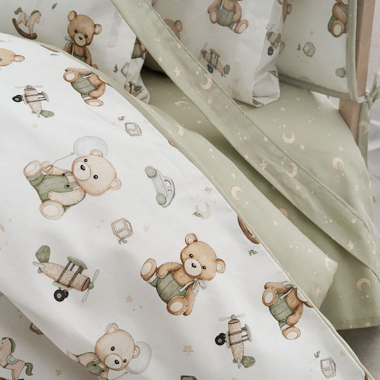 Vesta Home Duvet Crib Cotton Multicolour 110x150cm