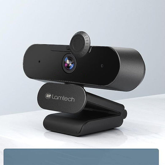 Lamtech Web Camera 2K με Autofocus Λευκή LAM114345