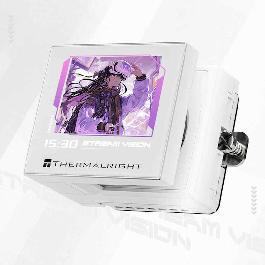Thermalright Stream Vision 360 Wasserkühlung AIO CPU mit 3 Lüfterabmessungen 120mm Weiße