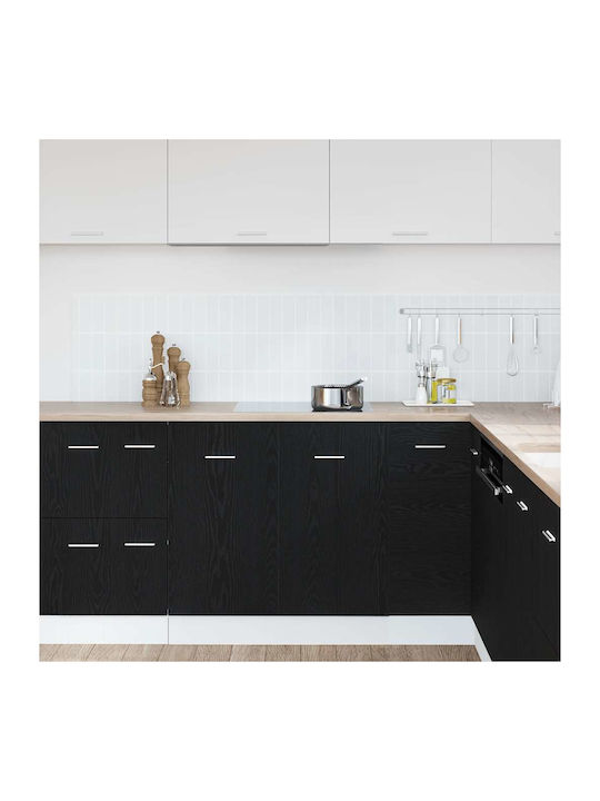 Spülbeckenschrank Black Oak 80x46x81.5cm