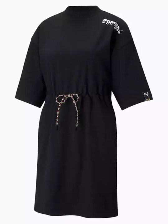 Pi Summer Mini Dress Black
