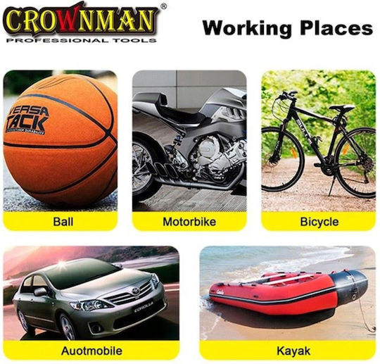 Crownman Tire Pumpe 100PSI mit Kabel 12V