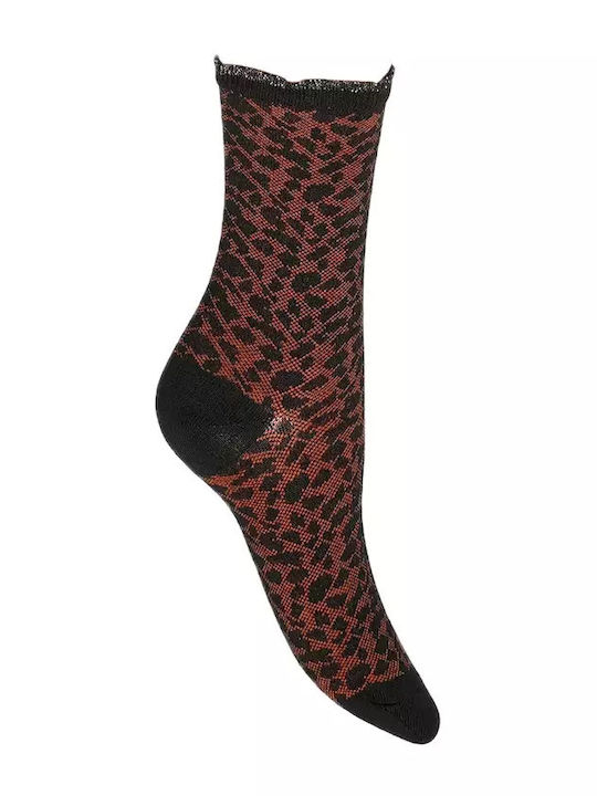 FILA Animal Print Athletic Socks Black 3 Pairs