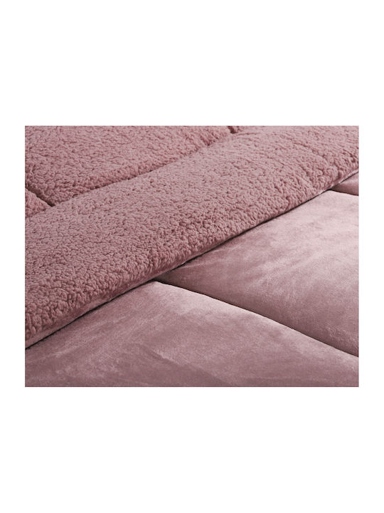 Silk Fashion Duvet Cover Queen 220x240cm Solid Rust Red 320 GSMGsm
