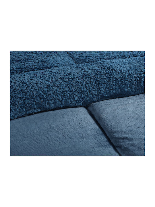 Silk Fashion Комбинирано одеяло Куинсайз 220x240бр Solid Navy 280 г/м²Gsm