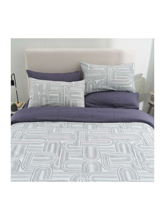 Vesta Home Πάπλωμα Υπέρδιπλο 230x240εκ. Πετρολ-γκρι