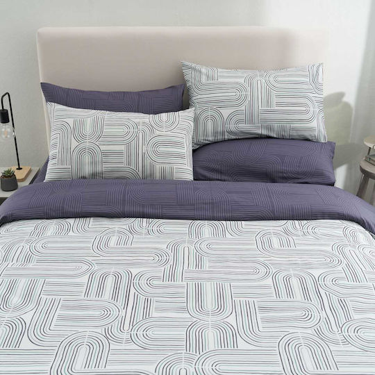 Vesta Home Пухено Куинсайз 230x240бр Petrol-grey
