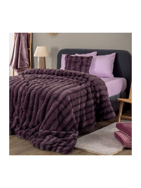 Palamaiki Bettbezug Großes Doppelbett 220x240cm Juno Purple 840 GSMGsm