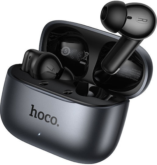 Hoco EQ27 In-ear Bluetooth Handsfree Ακουστικά με Θήκη Φόρτισης Μαύρα