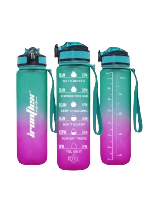 Ironflex Nutrition Wasserflasche 1000ml Lila