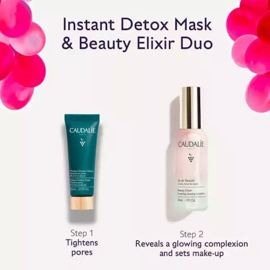 Caudalie Beauty Elixir Hautpflegeset für Feuchtigkeitsspendend, Aufhellung & Festigung 2Stück