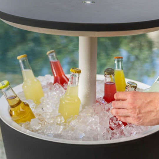 Cool Bar Φορητό Ψυγείο Τραπεζάκι 30lt Ανθρακί