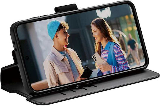 CARE by PanzerGlass Care Feature Kickstand Wallet Tempered Glass Black (Galaxy A26)