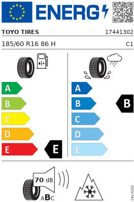 Toyo Snowprox 185/60R16 86E-Commerce-Website Winter Reifen für Passagier Auto