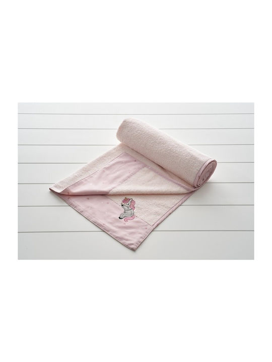 Vesta Home Σετ Βρεφικές Πετσέτες 2τμχ Ροζ Βάρους 400gr/m²