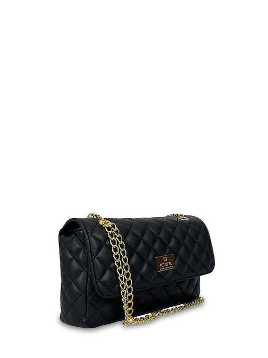 Дамска Чанта За Рамо Flap Quilted Черна