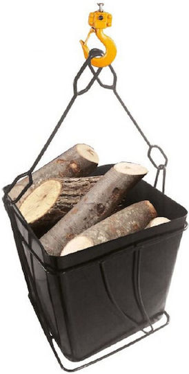 Vltools Καρότσι Μεταφοράς 45x45x60cm σε Καφέ Χρώμα