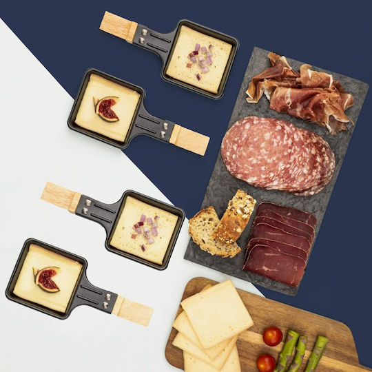 HKoenig Tabletop Electric Grill Raclette Smooth Plate 900W 29.5cmx19.5cmcm