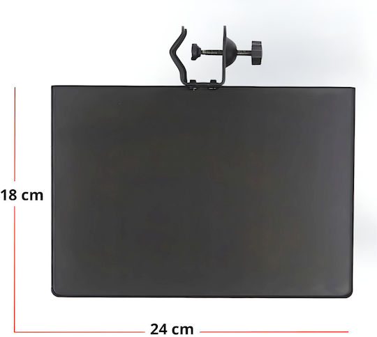 Dna Dna Sct1 Stand Shelf Tray Black Mixer Audio Interface Accessories Adjustable Mount 18x24 Cm Up To 1 Kg Ράφι Στήριξης Κονσόλας Αξεσουάρ Βάση Μικροφώνου