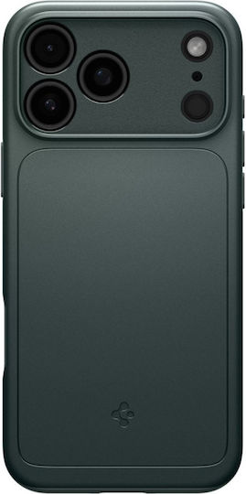 Spigen Thin Fit Mag Back Cover Plastic / Silicone Green (iPhone 17 Pro Max)