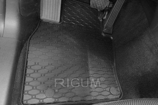 Rigum Set of Front and Rear Mats 4pcs for Mazda CX-60 2022+ Black