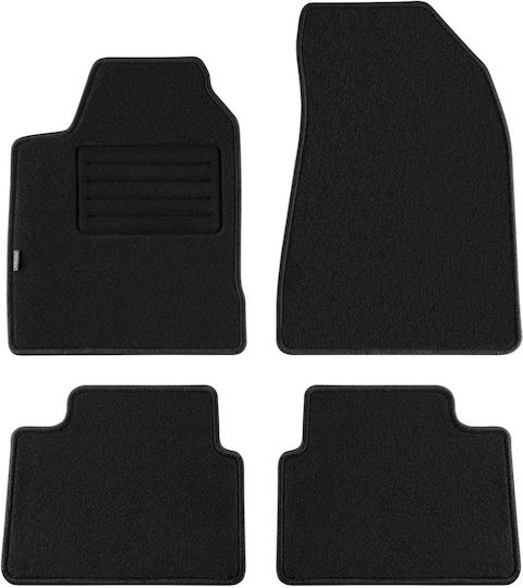 Petex Set of Front and Rear Mats 4pcs for Alfa Romeo Giulietta 2010+ Black